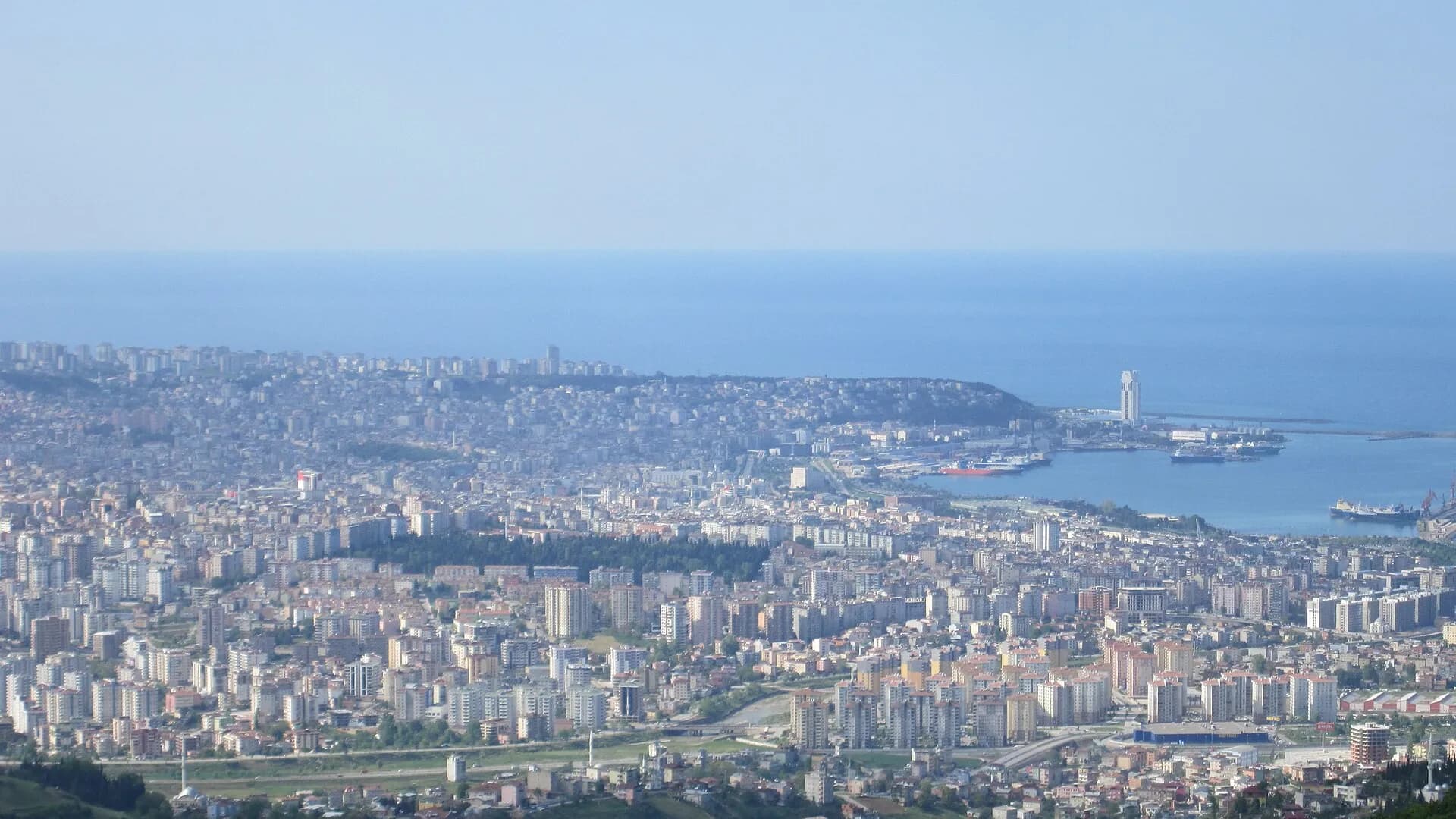 Antalya Samsun evden eve nakliyat için Samsun şehir görünümü