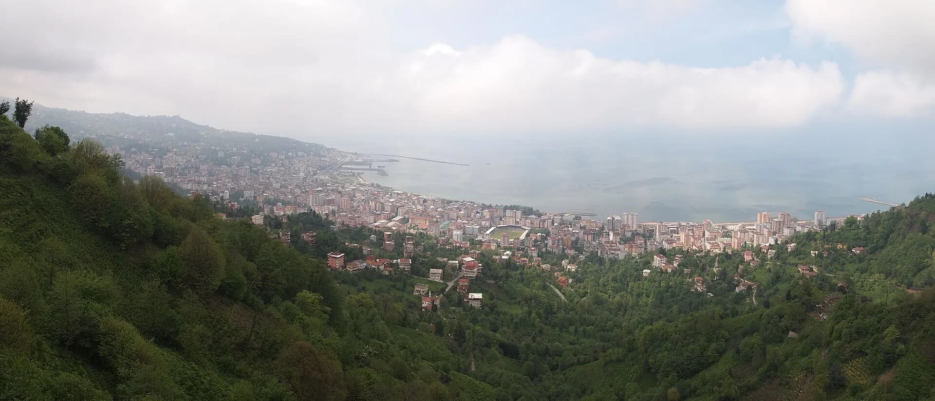 Rize şehir görünümü